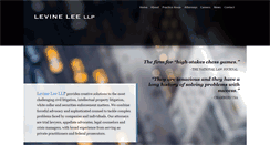 Desktop Screenshot of levinelee.com